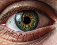 Eyes shining in the darkness