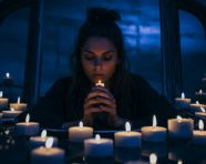 Relaxing bathtub scene