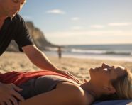 Relaxing day at the beach