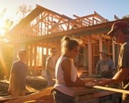 Community comes together to build house for family