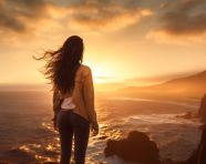 Ocean view from above