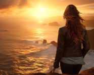 Solitude on the cliff