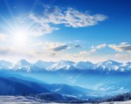 Breathtaking view of the mountain range