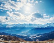 Stunning natural beauty of the mountains