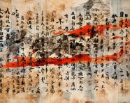 A photo of a chinese calligraphy