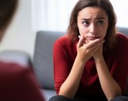 Therapist provides guidance to young woman
