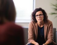 Woman reveals her secrets to therapist