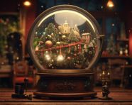 Christmas tablescape centerpiece