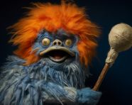 Toy with bright colors