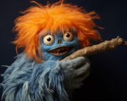 Toy with contrasting colors