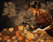 Batik making process