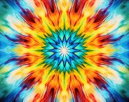 A photo of a tie-dye craft