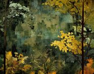 A photo of a verdure tapestry craft