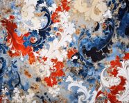 Ebru art, fluid art technique