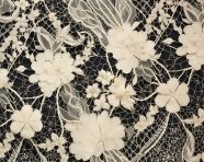 Chantilly lace curtains