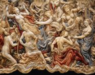 Twisted tapestry design