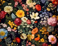Millefleurs tapestry pattern