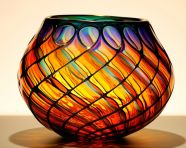 Graal glass vase