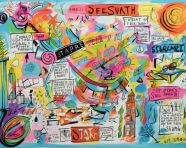 Abstract color sketchnote