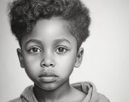 Graphite nature drawing