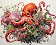 Natural biological illustration