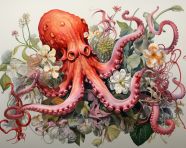 Colorful biological illustration