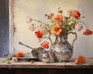 Colorful oil painting