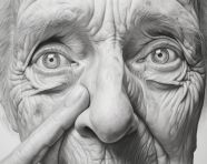 Abstract pencil drawing