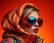 Fashionable street scene