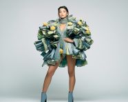 Girl in 2000s fashion