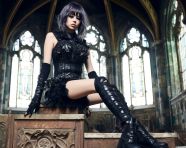 Full body goth outfit