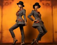 1920s fashion model full body photo